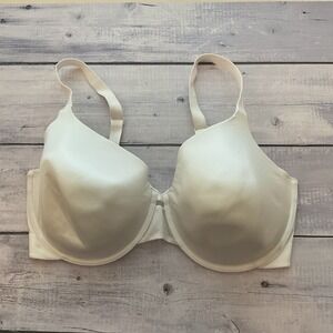 Warners Bra Womens 40DD White Underwire Convertible RA2141A Naturally You